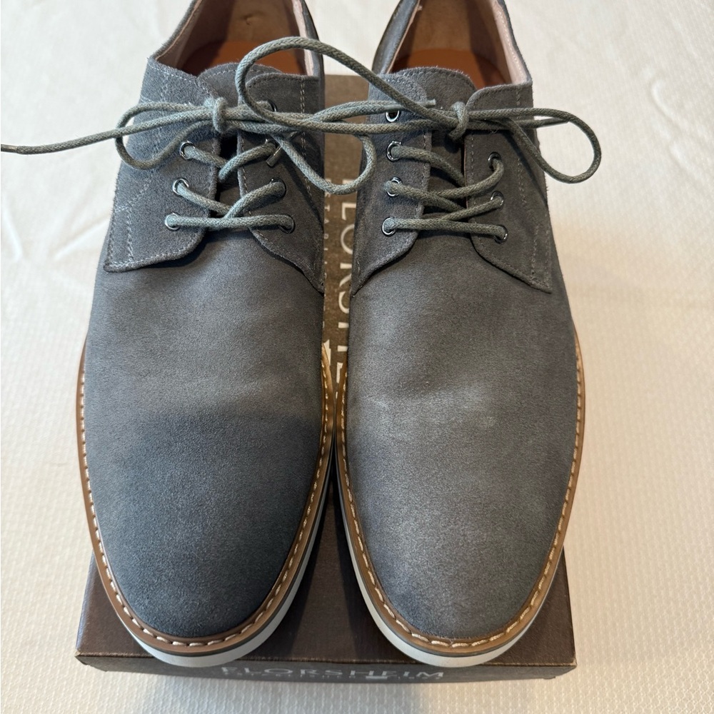 Florsheim Charcoal Suede Oxfords